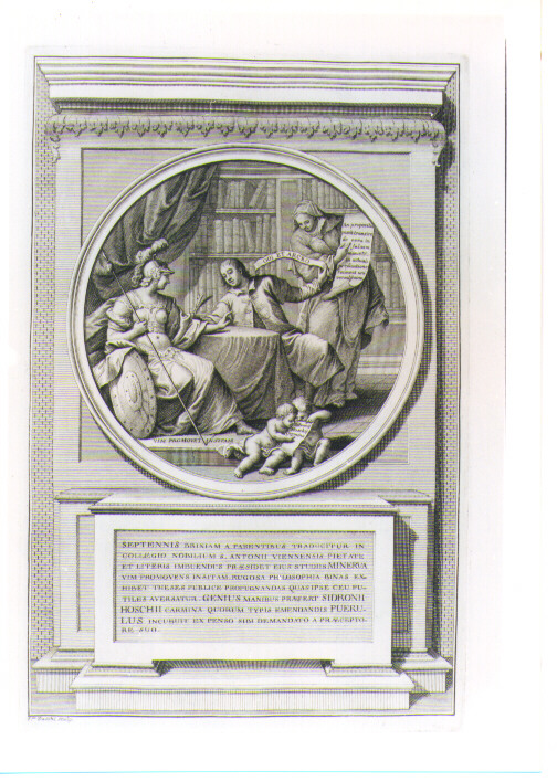 SCENA DELLA VITA DEL CARDINALE ANGELO MARIA QUERINI (stampa) di Zucchi Francesco (sec. XVIII)