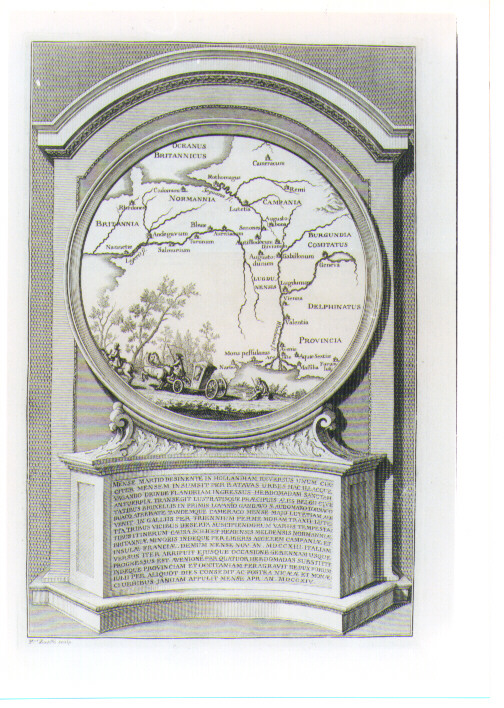 CARTA GEOGRAFICA (stampa) di Zucchi Francesco (sec. XVIII)