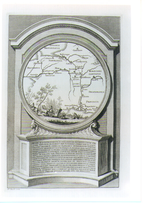 CARTA GEOGRAFICA (stampa) di Zucchi Francesco (sec. XVIII)