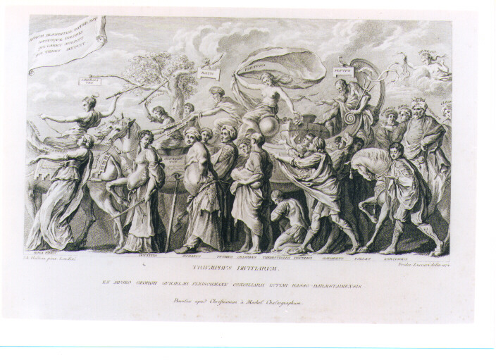 TRIONFO DELLA RICCHEZZA (stampa) di Zuccari Federico, Holbein Hans il Giovane, Von Mechel Christian (sec. XVIII)