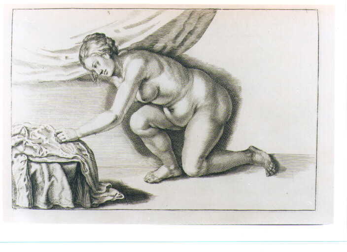 FIGURA FEMMINILE NUDA (stampa) di De Lairesse Gèrard (CERCHIA) (sec. XVIII)