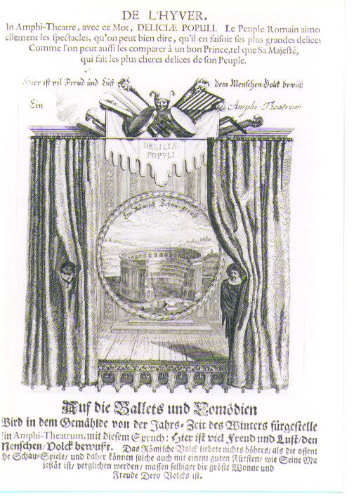 IMPRESA CON ALLEGORIA DELLA GENEROSITA' (stampa) di Kraus Johann Ulrich (sec. XVIII)
