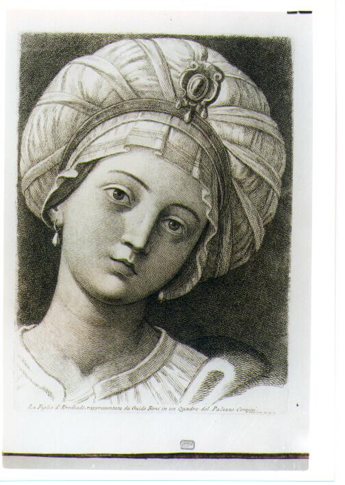 TESTA DI SALOME' (stampa) di Reni Guido, Fidanza Paolo (sec. XVIII)