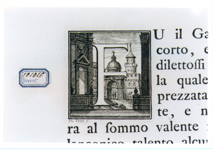 CAPOLETTERA F (stampa) di Panfili Pio (sec. XVIII)