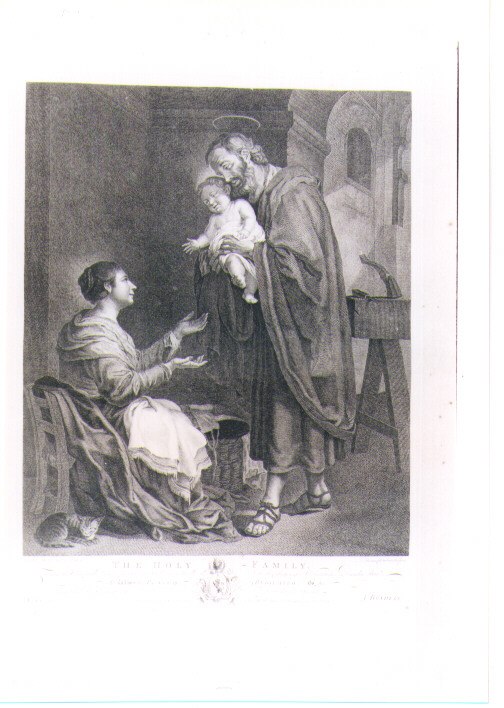 SACRA FAMIGLIA (stampa) di Murillo Bartolomé Esteban, Chambars Thomas, Edwards Edward (sec. XVIII)