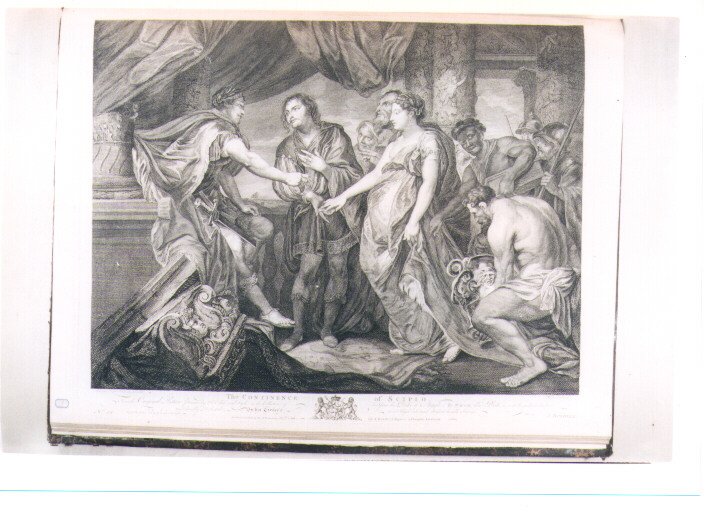 CONTINENZA DI SCIPIONE (stampa) di Van Dyck Anton, Earlom Richard (sec. XVIII)