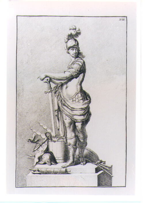 STATUA DI ANNIBALE (stampa) di Beyer Johann Christian Wilhelm - AMBITO VIENNESE (sec. XVIII)