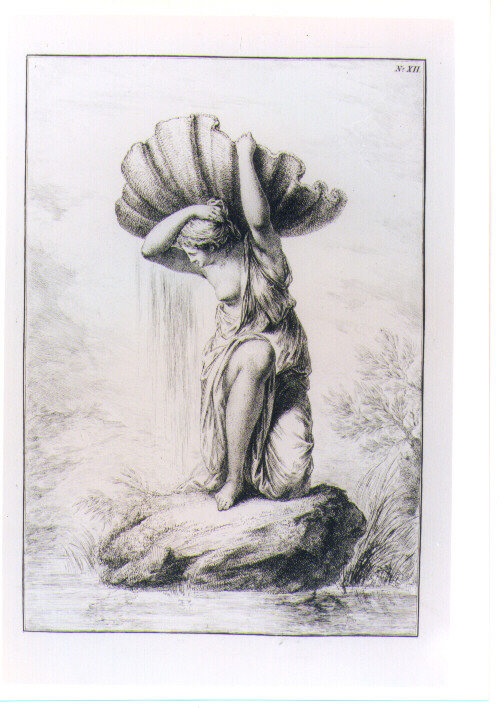 FONTANA CON EUDORA (stampa) di Beyer Johann Christian Wilhelm (attribuito), Rode Christian Bernhardt (sec. XVIII)