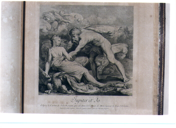 GIOVE E IO (stampa) di Pippi Giulio detto Giulio Romano, Lépicié Bernard (sec. XVIII)