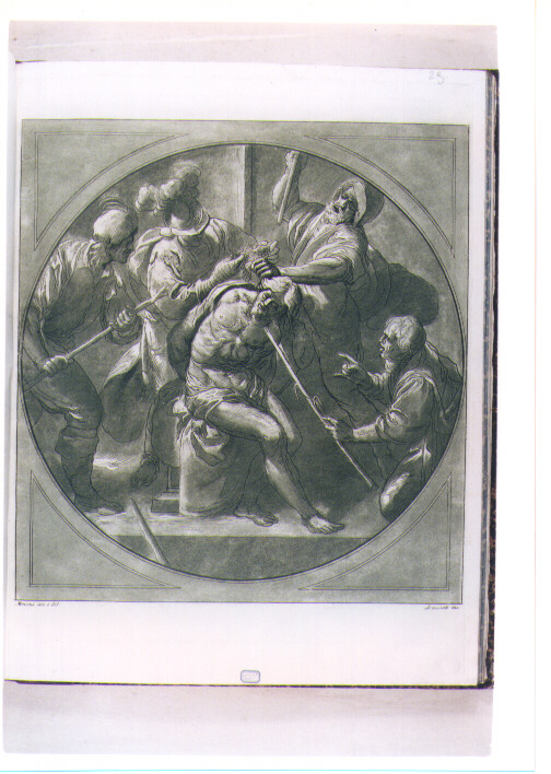 INCORONAZIONE DI SPINE (stampa a colori) di Moroni Giovan Battista, Scacciati Andrea II (sec. XVIII)