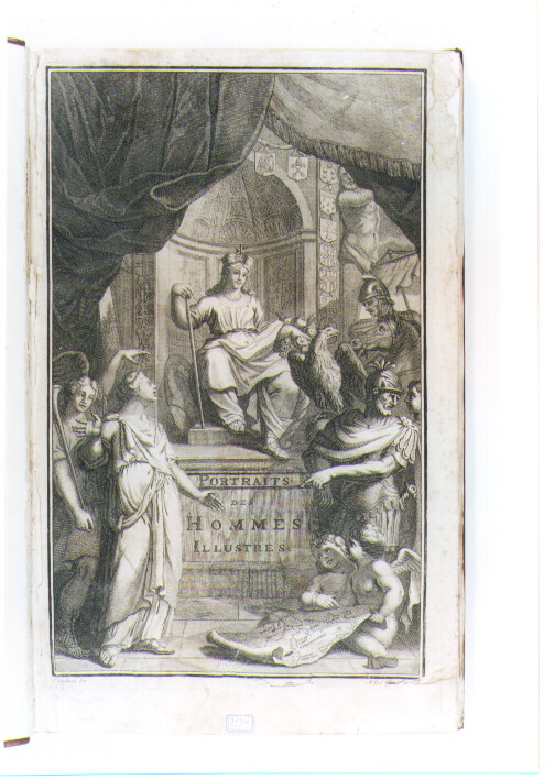 ALLEGORIA DELLA FAMA (stampa) di Pool Matthys (sec. XVIII)