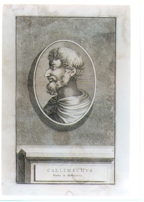 RITRATTO DI CALLIMACO (stampa) di Pool Matthys (CERCHIA) (sec. XVIII)