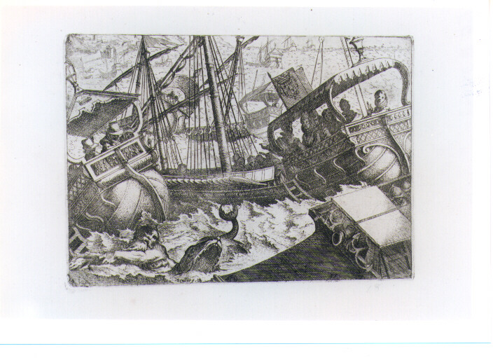 SCENE DELLA VITA DI MARGHERITA D'AUSTRIA SPOSA DI FILIPPO III RE DI SPAGNA (stampa) di Tempesta Antonio, Callot Jacques (prima metà sec. XVII)