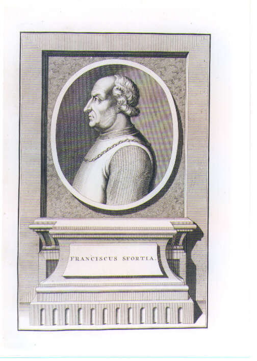 RITRATTO DI FRANCESCO SFORZA (stampa) di Pool Matthys (CERCHIA) (sec. XVIII)