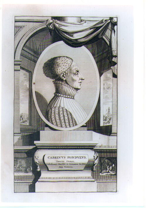 RITRATTO DI CABRINUS FONDULUS (stampa) di Pool Matthys (CERCHIA) (sec. XVIII)