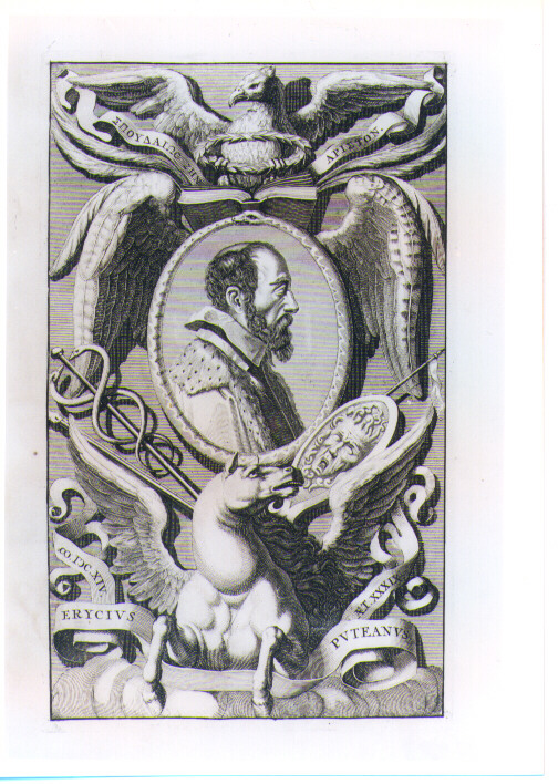 RITRATTO DI ERYCIUS PUTEANUS (stampa) di Pool Matthys (CERCHIA) (sec. XVIII)