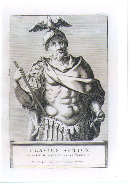 RITRATTO DI FLAVIUS AETIUS (stampa) di Pool Matthys (CERCHIA) (sec. XVIII)