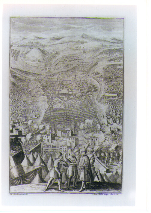 IMPRESE MILITARI DELLA CASA D'ASBURGO (stampa) di Muller Jacob, Waldmann Johann Joseph (sec. XVII)