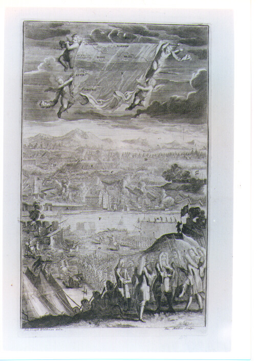 SCENA DI BATTAGLIA (stampa) di Muller Jacob, Waldmann Johann Joseph (sec. XVII)