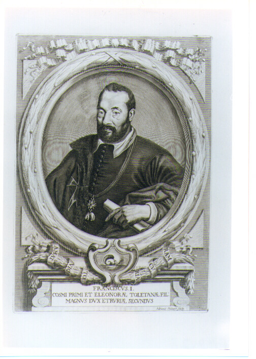 RITRATTO DI FRANCESCO I GRANDUCA DI TOSCANA (stampa) di Haluech Adriano (prima metà sec. XVIII)