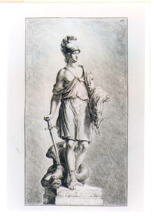 STATUA DI GIASONE (stampa) di Beyer Johann Christian Wilhelm (attribuito), Rode Christian Bernhardt (sec. XVIII)