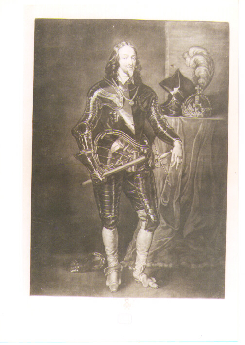 RITRATTO DI CARLO I RE D'INGHILTERRA (stampa) di Van Dyck Anton, Boydell Josiah (sec. XVIII)