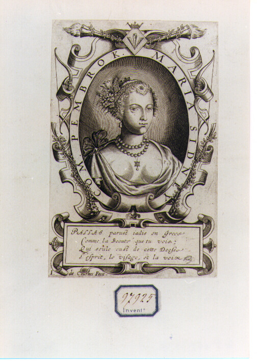 RITRATTO DI ABEL BEDAEUS (stampa controfondata smarginata) di Grandhomme Jacques il Giovane (sec. XVI)