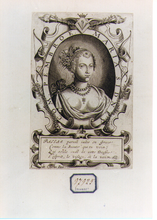 RITRATTO DI ABEL BEDAEUS (stampa controfondata smarginata) di Grandhomme Jacques il Giovane (sec. XVI)