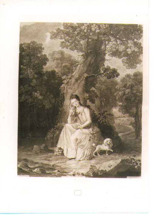 SCENA DAL VIAGGIO SENTIMENTALE DI YORICK (stampa) di Smith John Raphael, Carter George (sec. XVIII)