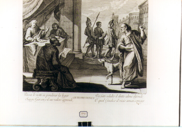 GIURISPRUDENZA (stampa) di Mainotti Pietro, Baretta Francesco (seconda metà sec. XVIII)
