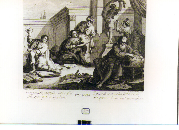 FILOSOFIA (stampa) di Mainotti Pietro, Baretta Francesco (seconda metà sec. XVIII)