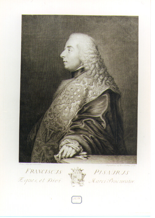 RITRATTO DI FRANCESCO PISAURO (stampa) di Bini Pietro, Dall'Acqua Cristoforo (seconda metà sec. XVIII)