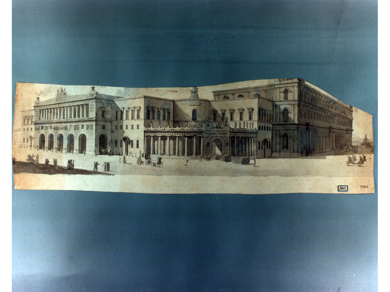 teatro San Carlo (disegno) di Niccolini Antonio (sec. XIX)