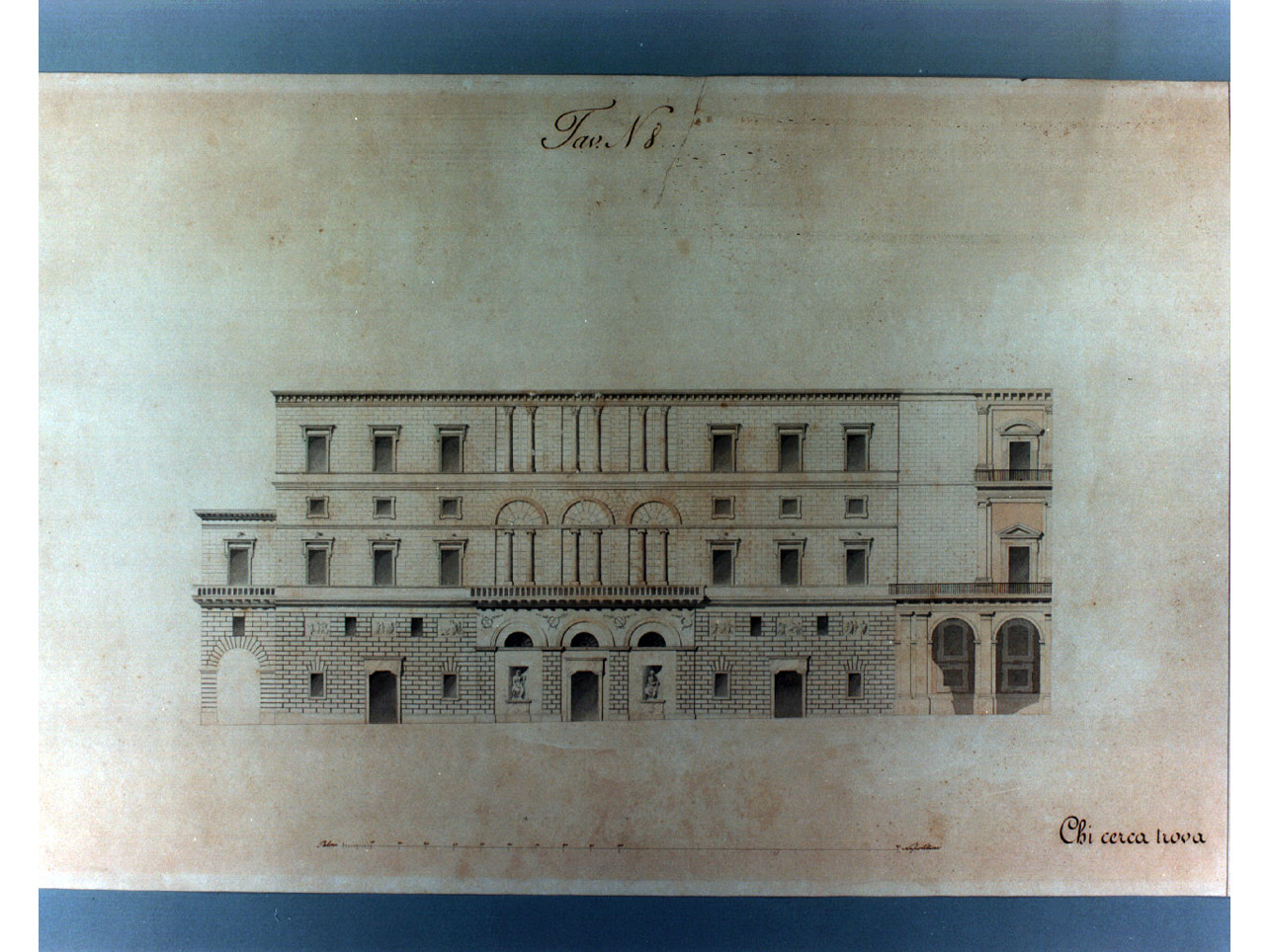 teatro San Carlo (disegno, elemento d'insieme) di Gavaudán Francesco, Gesuè Pietro (sec. XIX)