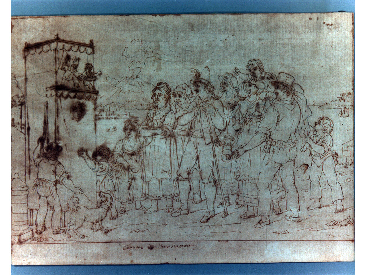 paesaggio (disegno) di D'Anna Alessandro (fine/inizio secc. XVIII/ XIX)