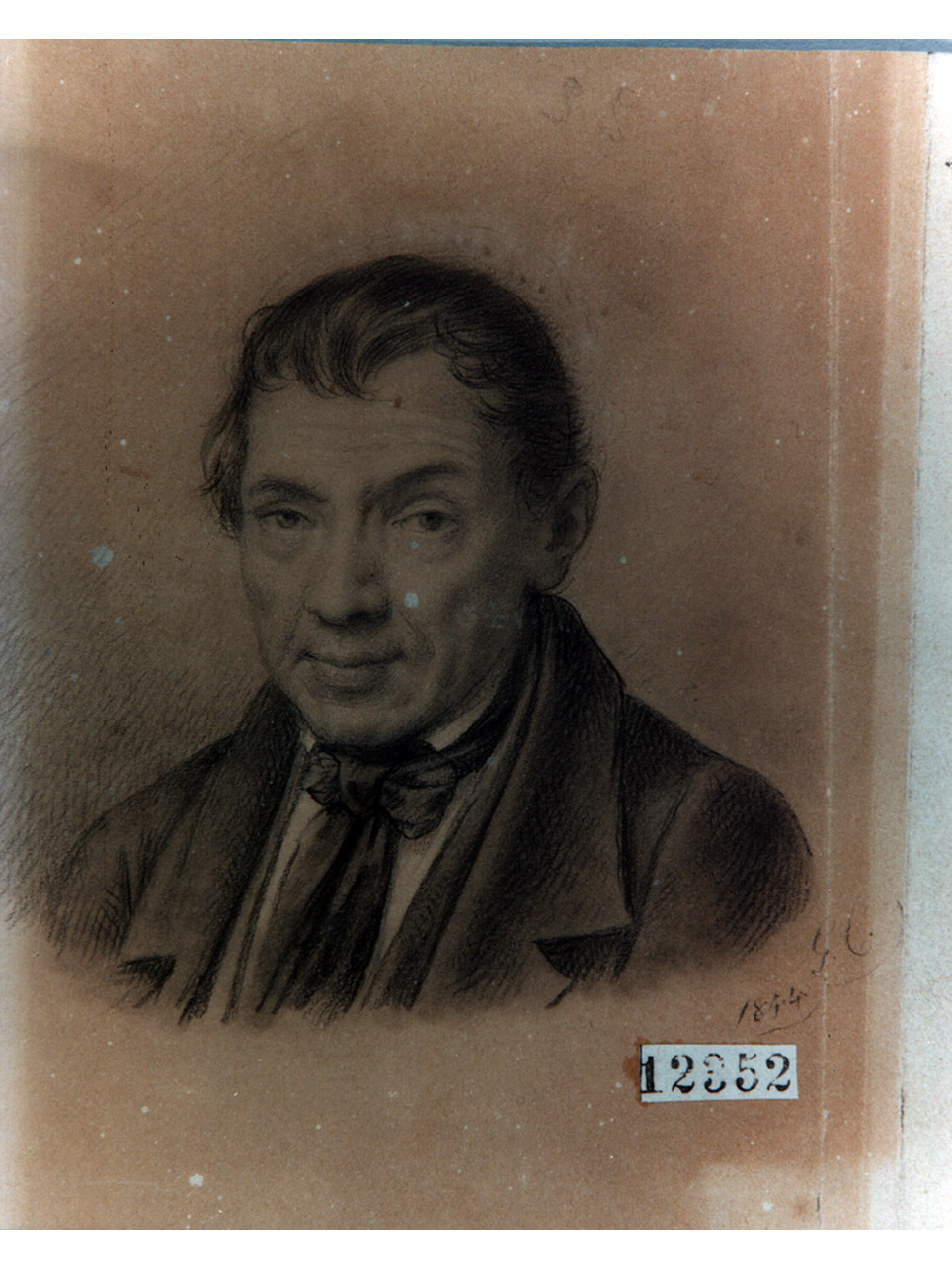 ritratto d'uomo (disegno) di Cammarano Giuseppe (sec. XIX)