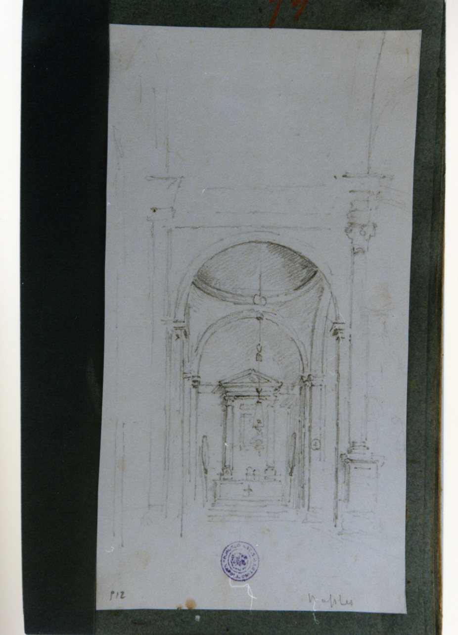 cappella di Citofilo Marino di Torrecuso (disegno) di Vervloet Frans (sec. XIX)