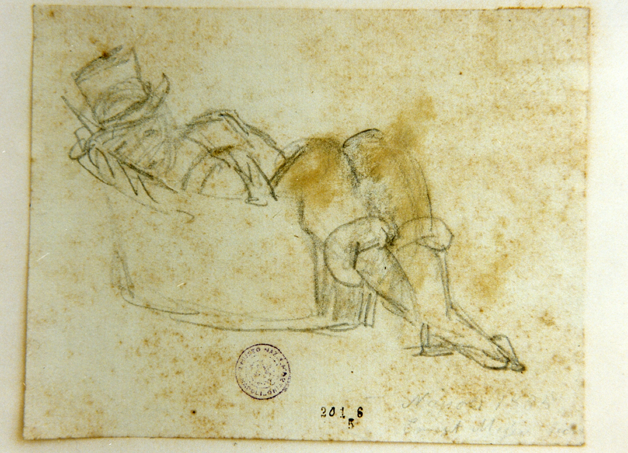 studio di figura (disegno) di Meyer Ernst (sec. XIX)
