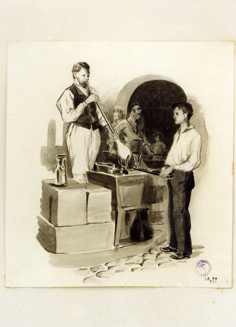 vetreria (disegno) di Westergaard Hans Viggo (fine sec. XIX)