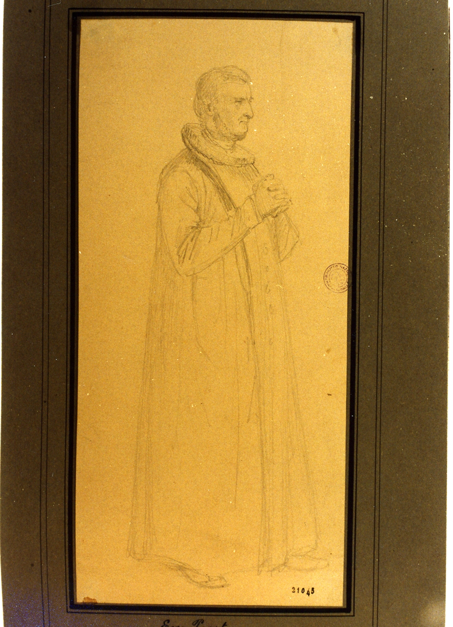 pastore luterano (disegno) di Dalsgaard Christen (sec. XIX)