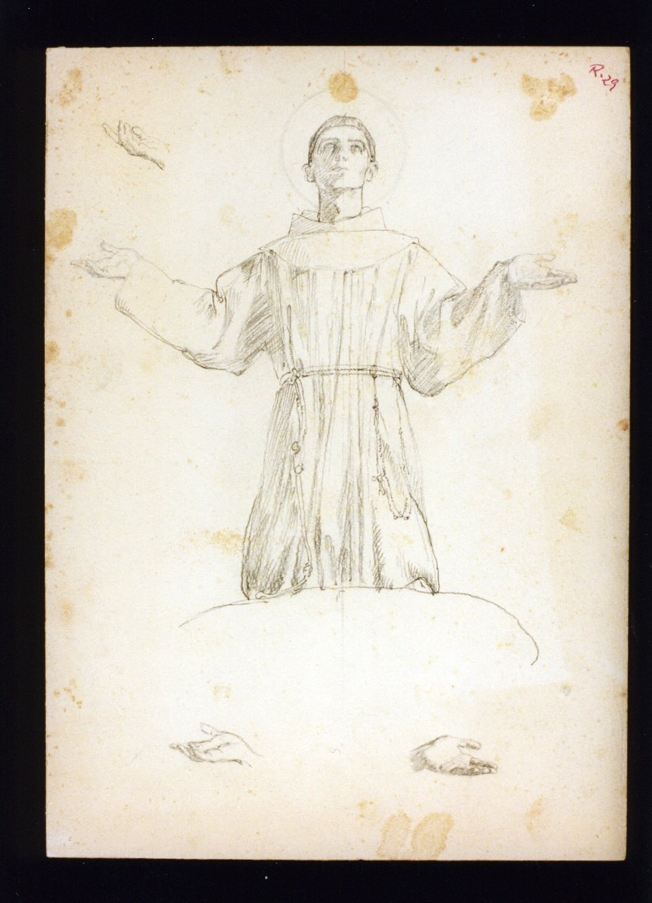San Francesco (disegno) di Vetri Paolo (fine/inizio secc. XIX/ XX)