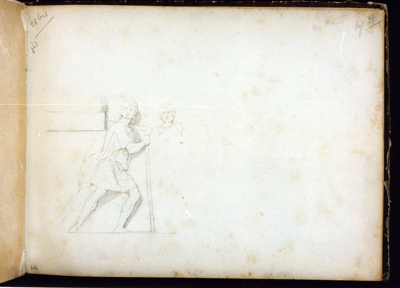 studio di rilievo (disegno) di Postiglione Raffaele (sec. XIX)