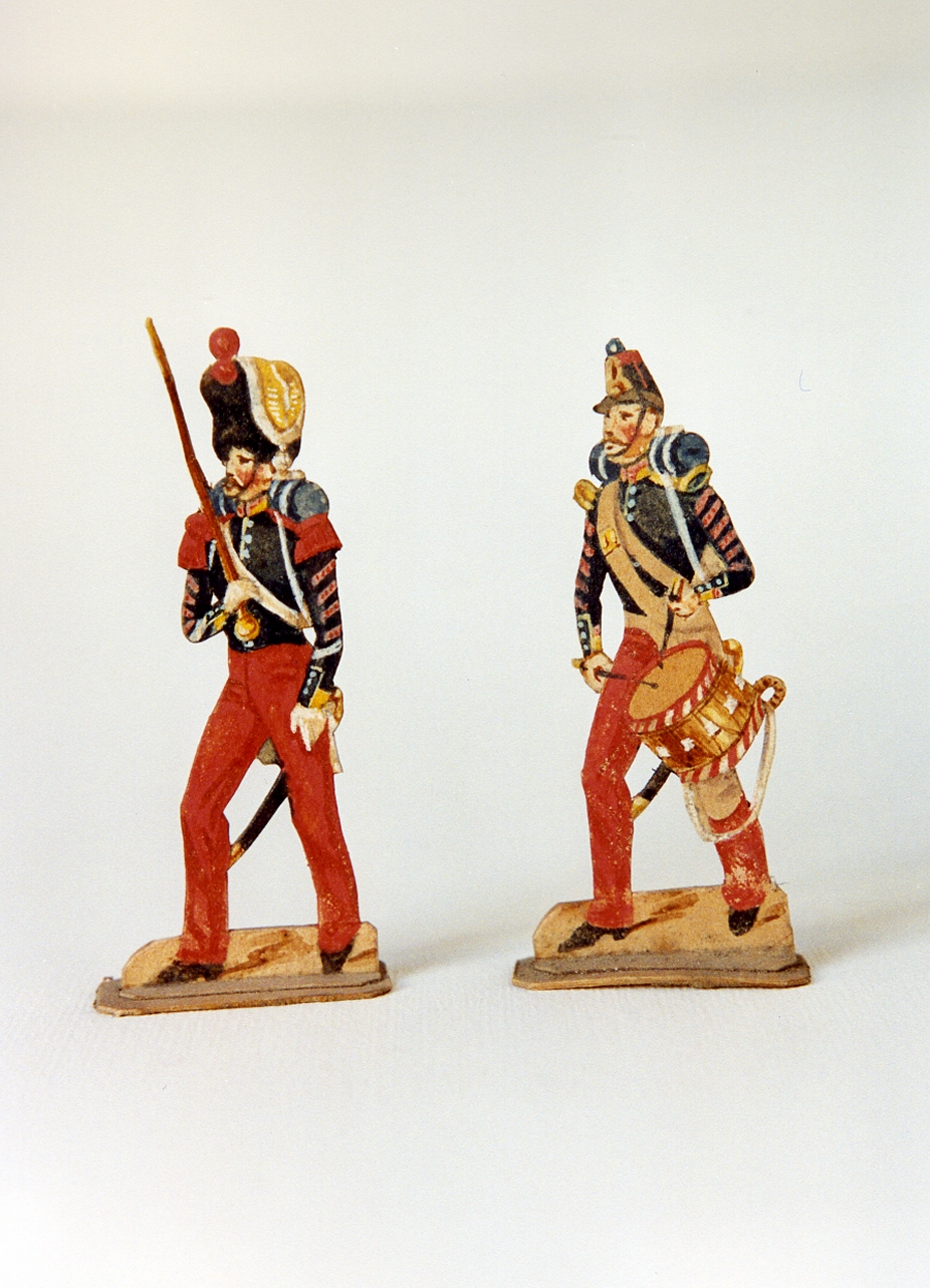 soldato (disegno, serie) di Gin Emanuele, Gin Emilio (seconda metà sec. XIX)