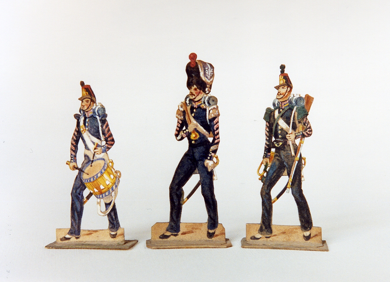 soldato (disegno, serie) di Gin Emanuele, Gin Emilio (seconda metà sec. XIX)