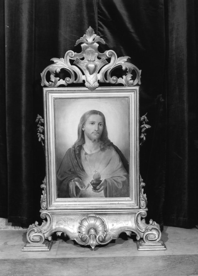 motivi decorativi vegetali (cornice) - bottega campana (fine/inizio secc. XIX/ XX)