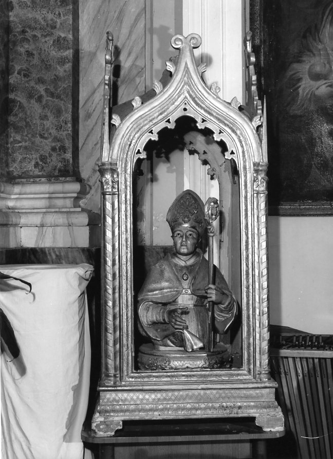 San Gennaro (reliquiario - a busto) - bottega campana (fine/inizio secc. XIX/ XX)