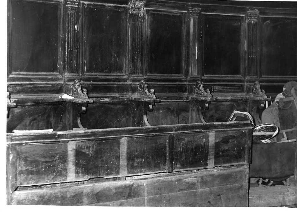 stalli del coro - bottega campana (sec. XVIII)