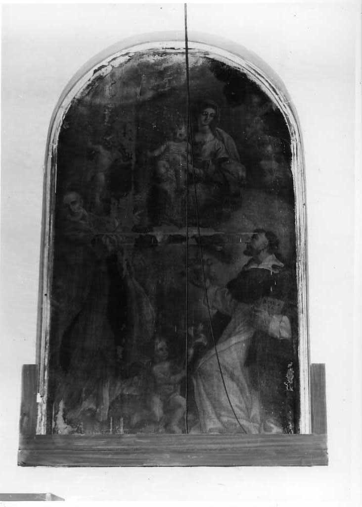 Madonna con Bambino e Santi (dipinto) - ambito campano (sec. XVIII)