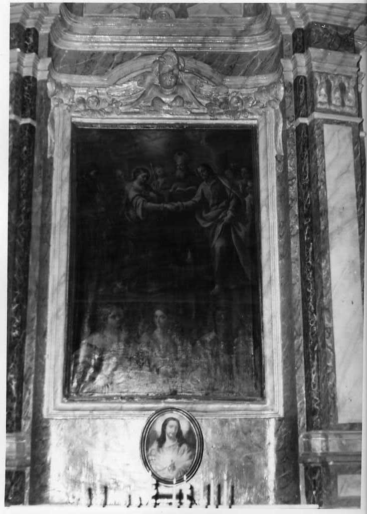 Sposalizio di Maria Vergine (dipinto) - ambito campano (sec. XVIII)