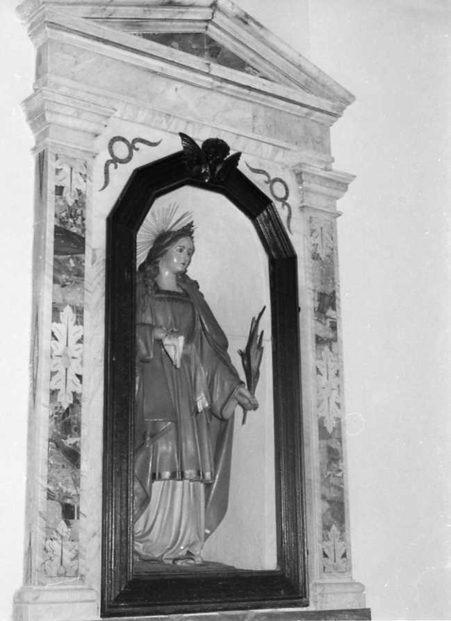 Santa Lucia (statua) di Guacci Luigi (attribuito) (fine/inizio secc. XIX/ XX)